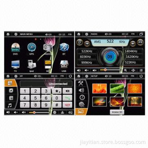 7-inch Car GPS Navigation Systems, Fit for Besturn B50, Supports Bluetooth, TV, GPS and iPod